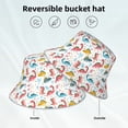 thumbnail image 4 of Kdxio Reflective Bucket Hat - Dinosaur Print Bucket Hat for Men,Women, 4 of 9