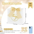 thumbnail image 2 of 30Pcs Small Thank You Gift Bags with Handle, Mini White Gift boxes Candy Bags Bulk with Bow Ribbon, Party Favor Bag for Wedding, Birthday, Bridal Shower, Baby Shower (5.5x2.5x4.7 Inch), 2 of 9