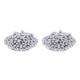 thumbnail image 4 of Moyic 200 piezas espaciador cuentas bola suelta pequeños accesorios para collar Type3 NO3, 4 of 6