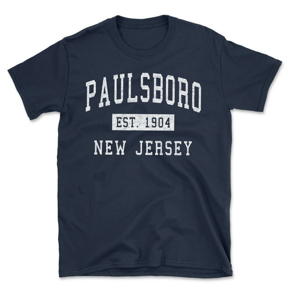 Paulsboro New Jersey Classic Established Men's Cotton T-Shirt