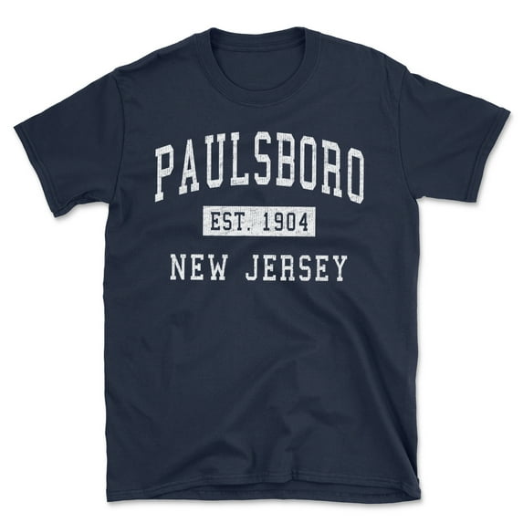 Paulsboro New Jersey Classic Established Men's Cotton T-Shirt
