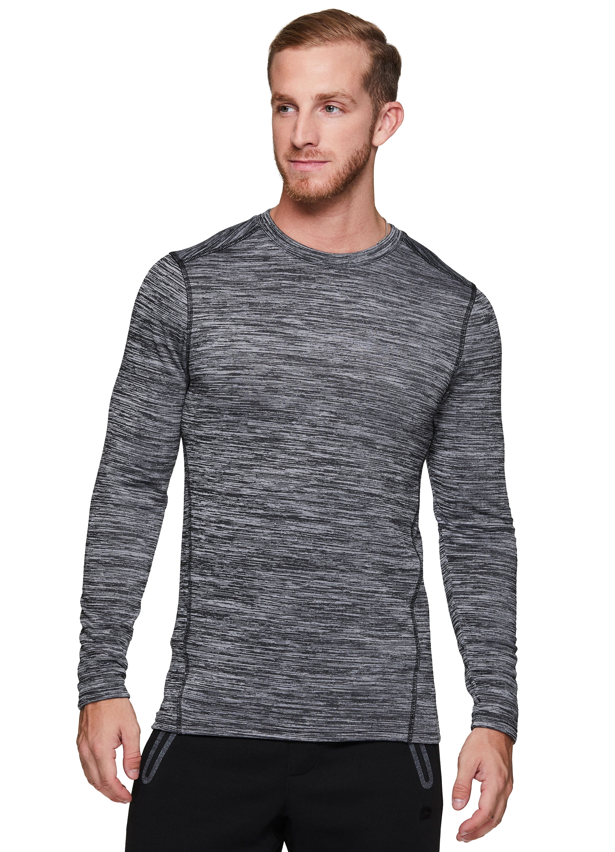 RBX Active Men's Athletic Performance Long Sleeve Crew Neck Fleece ...