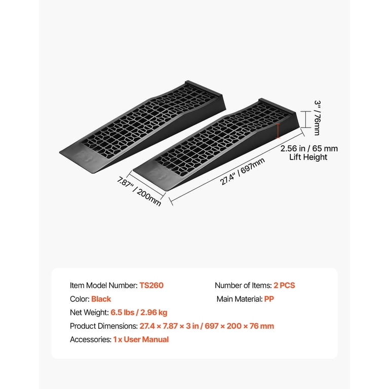 Low-Profile Car Ramps Set with 10,000 lbs Capacity photo 7