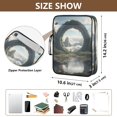 thumbnail image 3 of Haosy Accordion File Organizer Zipper Binder 500 Sheet 6-Tab Expanding File Folder Multi-Pocket 1.2 Inch 3 Ring Circle Gate in Mountains, 3 of 7