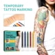 thumbnail image 1 of Pinceles temporales para pintar, juego de 6 pinceles, herramientas de maquillaje y belleza temporales, bolígrafo para tatuajes temporales., 1 of 5