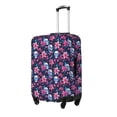 thumbnail image 2 of Uemuo funny Skull daisy flower Printed Washable Luggage Cover - Fashion Suitcase Protector Fits 18-32 Inch Luggage -Large, 2 of 9
