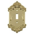 thumbnail image 5 of nostalgic warehouse 720082 victorian switch plate with single toggle, unlacquered brass, 5 of 7