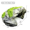 thumbnail image 3 of Ruiboury Reptile Cave Habitat Snake Turtle B Landscape Decoration Terrarium Style G, 3 of 6