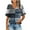 Navy, variant on Summer Floral V Neck Blouse for Women Short Sleeve Tops Casual Cute Loose Fit Button Down T Shirts