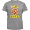 thumbnail image 1 of Hail Pizza Grey Adult T-Shirt, 1 of 1