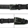 thumbnail image 6 of YOORAN Men's Leather Braided Belt Golf Belt 1 3/8" Braided Belt Casual Jeans with Gift Box, 6 of 6
