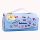 thumbnail image 5 of Estuche para lápices Kawaii, estuche grande para bolígrafos de papelería escolar coreana (azul dona), 5 of 5