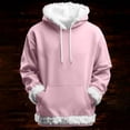 thumbnail image 4 of Busydd Men Hoodie Casual Long Sleeve Drawstring Hoodie for Men Trendy Comfy Fleece Red Hoodie with Pocket 2XL, 4 of 9