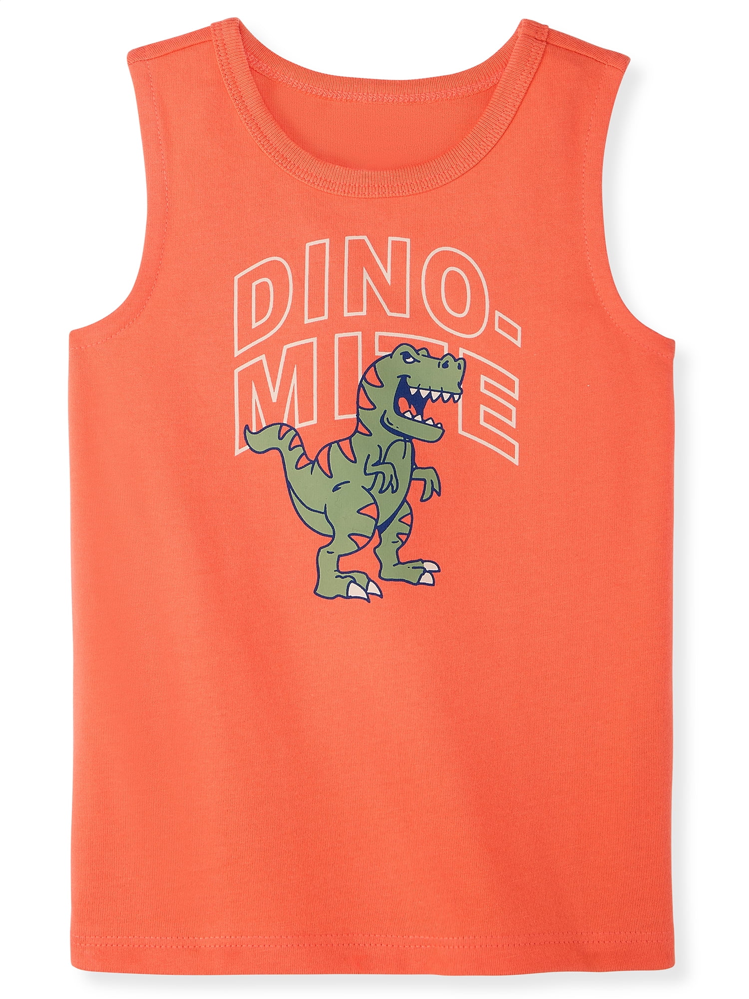 Garanimals Newborn, Baby & Toddler Boy Cotton Graphic Tank Tops, 4-Pack, Sizes 0-6T