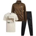thumbnail image 1 of Conjunto de pantalones PUMA para niños, ropa deportiva, tricot, 3 piezas, talla 8, 1 of 7