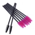 thumbnail image 6 of ACDANC 200 Pcs Disposable Eyelash Brush Mascara Wands Spoolies for Eyelash Extension,Eyebrow and Makeup(Black&Rose Red), 6 of 8