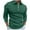 Green, variant on Caqnni Men's Polo Shirt Basic Long Sleeve for All Occasions (Red,M)