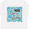 thumbnail image 4 of Inktastic 100 Days of School Stars in Blue Boys or Girls Long Sleeve Toddler T-Shirt, 4 of 5