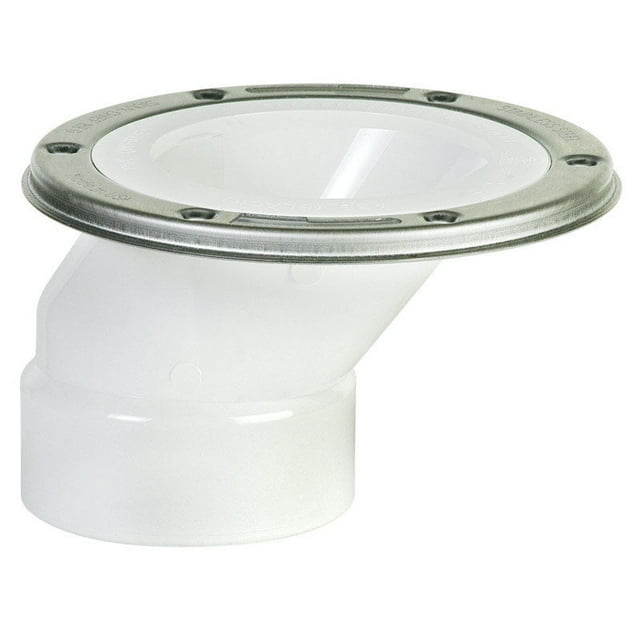 Brida de armario Offset Sioux Chief, cubo de PVC totalmente empotrado de 3 cm