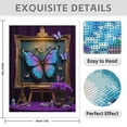 thumbnail image 3 of Diamond Art Kits for Adults - 5d Moonlit Butterfly Art Display Diamond Painting for Adults, Diamond Art for Adults Beginners, Diamond Painting Kits for Adults for Home Wall Decor, 3 of 7