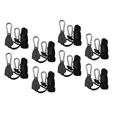 

8pcs 150lbs 2m Adjustable Ratchet Rope Garden Supplies Ratchet Hanging