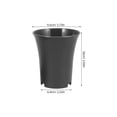 thumbnail image 2 of CRAFTHROU 10Ud Macetas Para Plantas Negras Con Y Drenaje Para Jardín Y Hogar, 2 of 8