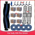 thumbnail image 1 of For Eufy X10 Pro Omni Parts Accessories Main Side Brush HEPA Filter Mop Cloth Dust Bags Replacement, 1 of 5