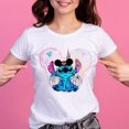 thumbnail image 1 of Cute Mickey Mouse Stitch Women's Casual Tops Harajuku Fashion Women's T-Shirts New Women's Crew Neck Tops Women's Short SleevesXL Gao Jinjia LED, 1 of 2