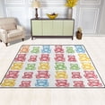 thumbnail image 2 of Yayeee Area Rugs for Living Room 5.2'x4' Non Slip Washable Bedroom Floor Carpet, Gummy Bear Pattern, 2 of 5