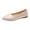 Beige, variant on Womens Flats Shoes Ballet Flats Dress Shoes Comfortable PU Leather Slip on Shoes for Women
