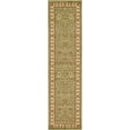 thumbnail image 1 of Unique Loom Voyage Collection Traditional Oriental Classic Intricate Design Area Rug, 2' 7 x 10' 0 Runner, Green/Ivory, 1 of 1