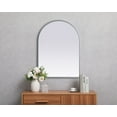 thumbnail image 7 of Metal Frame Arch Mirror 22x30 Inch in Silver, 7 of 7