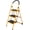 Yellow-3, variant on WoofPaw 3 Step Ladder with Handrails, 330LBS Folding Step Stool, w/Non-Slip Side Armrests Large Pedal Area, Multi-use for Home Kitchen Pantry Office