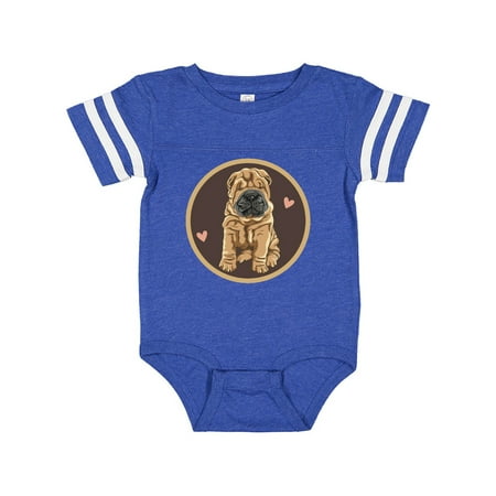 

Inktastic Chinese Shar-Pei Dog Art Gift Baby Girl Bodysuit