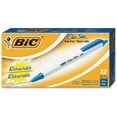 thumbnail image 6 of BIC Clic Stic Retractable Ballpoint Pens Medium Pen Point - Round Pen Point Style - Retractable - Blue - Clear Barrel - 12 / Dozen, 6 of 7
