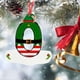thumbnail image 4 of Fiudx Liquidación de ofertas flash 26 adornos navideños con 26 letras, adornos rojos para árbol de Navidad, adornos colgantes con letras, adornos para árbol de Navidad con alfabeto para el hogar, 4 of 7