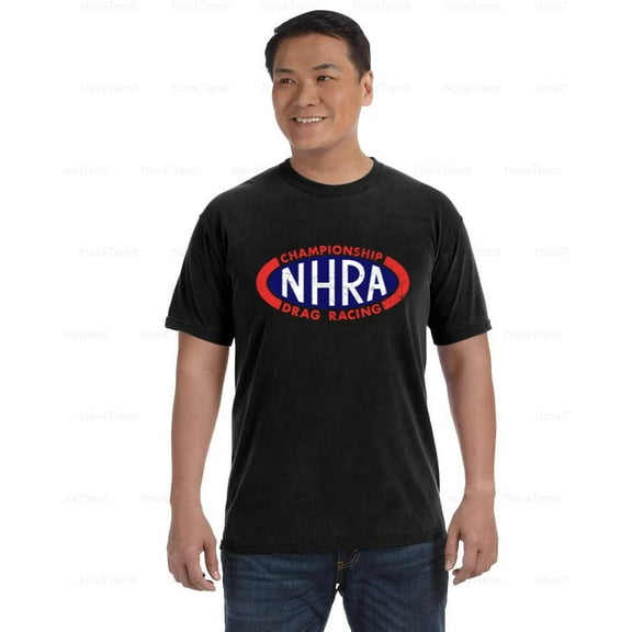 NHRA Drag Racing Comfort Color T-Shirt National Hot Rod Fan Graphic Tee, Unisex, up to size 4XL