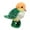 B001- Mint Green, variant on Green Stuffed Animal, Bird Stuffed Animal, 8 In Overall Length, Plush Snap Wrist Accessory, Birthday Pinata Filler, Pale Blue Tint, 1 Pc