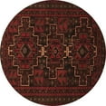 thumbnail image 1 of Ahgly Company Indoor Round Persian Brown Traditional Area Rugs, 3' Round, 1 of 4