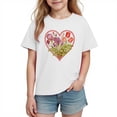 thumbnail image 2 of hengsof T-shirt Basique à Manches Courtes et Col Rond pour Enfants, 2 of 3
