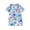 Light Blue, variant on Gubotare Boys Toddler Swimsuit Baby Toddler Boys Rash Guard Sunsuits for Boys One Piece Swimsuits UPF 50+ Short Sleeve Bathing Suits Beachwear,Sky Blue 18-24 Months