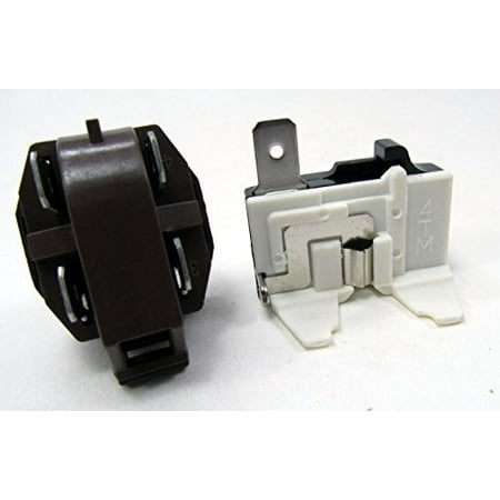 Kenmore Brands - 1108190 - NEW REFRIGERATOR COMPRESSER 1/4 to 1/3 HP RELAY AND OVERLOAD KIT FOR WHIRLPOOL KENMORE MAYTAG AND MANY OTHER BRANDS
