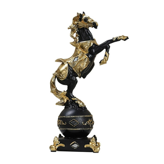 Estatua de caballo de resina, figura de caballo, regalos para amantes de los caballos, estatua de caballo 175 x 305 x 11 cm