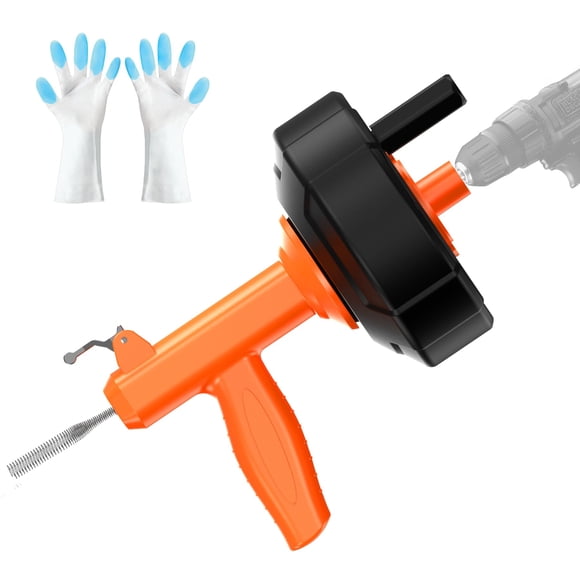 Destapacaños BACEYIOU de 7,5 m con avance automático y guantes