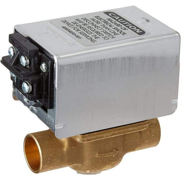 Honeywell V8043F1036 3/4" Sweat Zone Valve with Screw Terminals and End Switch