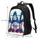 thumbnail image 5 of Balery Cute Gnomes in USA Mochila con carga USB para hombre y mujer - Mochila impermeable y antirrobo para laptop con puerto USB para viajes, trabajo, 5 of 7