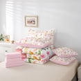 thumbnail image 6 of Manfei Happy Easter 7-Piece Twin Bedding Sets,Pink Dino Egg Bedding Comforter Set,Cute Rabbit Flowers Sheet Sets For Girls Teens,Luxury Bedroom Decor Reversible, 6 of 8