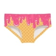 thumbnail image 4 of Girls Period Swimwear Two Pieces Bikini Set Bottom Swimwear Ice Print Swimsuit Kids Two Piece Bathing Sun Swim Trunks Rash Guard Swimsuits, 4 of 4