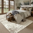 thumbnail image 3 of BERTHMEER 8'x10' Abstract Area Rugs for Living Room Bedroom Dining Room Office Farmhouse Distressed Machine Washable Non-slip, Beige, 3 of 9