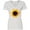White, variant on Inktastic Summer Sunflower Women's V-Neck T-Shirt